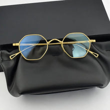 Load image into Gallery viewer, Pure Titanium Lightweight Hexagon frames men Retro Polygon Shades Fashion Eyewear computer myopia eye glasses frames  for men