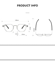 Load image into Gallery viewer, Pure Titanium Myopia Glasses Frames Made of Fine Titanium with Elegant Processing Technique Top-quality  Eyeglasses