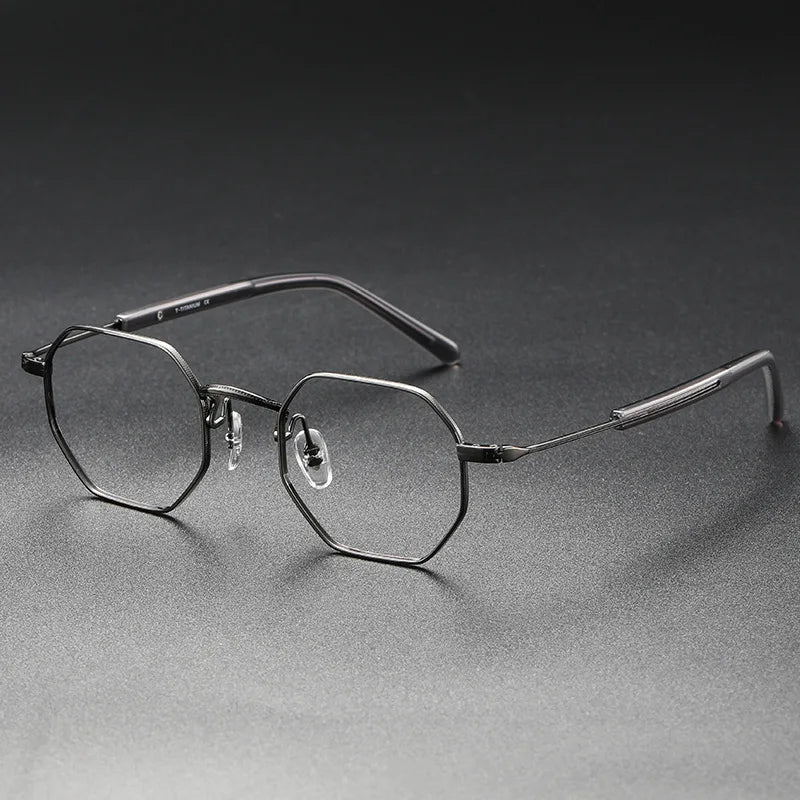 Pure Titanium Myopia Glasses Frames Made of Fine Titanium with Elegant Processing Technique Top-quality  Eyeglasses
