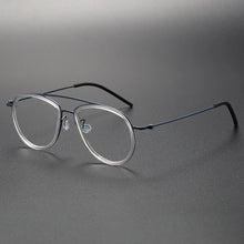 Load image into Gallery viewer, Pure Titanium Pilot Men Glasses Frame Women Optical Myopia Prescription Eyeglasses Frames Retro   Brand Large Size Eyewear