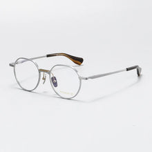Load image into Gallery viewer, Pure Titanium Retro Round Glasses Frame Men Vintage Optical Prescription Eyeglasses for Women    Myopia Eyewear Oculus