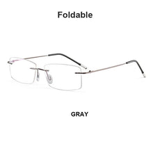 Load image into Gallery viewer, Pure Titanium Rimless Glasses Frames Men Women Ultralight Optical Eyeglasses Myopia Hyperopia Eyewear DD1625