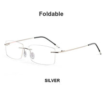 Load image into Gallery viewer, Pure Titanium Rimless Glasses Frames Men Women Ultralight Optical Eyeglasses Myopia Hyperopia Eyewear DD1625