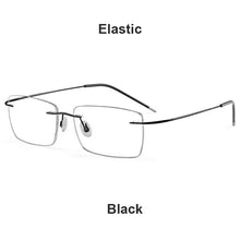 Load image into Gallery viewer, Pure Titanium Rimless Glasses Frames Men Women Ultralight Optical Eyeglasses Myopia Hyperopia Eyewear DD1625