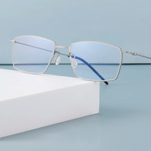 Load image into Gallery viewer, Pure Titanium Screwless Business Eyeglasses for Men Ultralight Square Optical Prescription Eyewear Women Myopia Glasses Frame