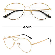 Load image into Gallery viewer, Pure Titanium Super Light Aviator Glasses Frame Large Men Pilot Decorative Eyewear Prescription Myopia Optical Eyeglasses