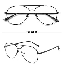 Load image into Gallery viewer, Pure Titanium Super Light Aviator Glasses Frame Large Men Pilot Decorative Eyewear Prescription Myopia Optical Eyeglasses