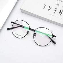 Load image into Gallery viewer, Pure Titanium Ultra light Glasses for Women Retro Round Glasses Frame  Men Prescription Optical Myopia Eyeglasses Korean Eyewear