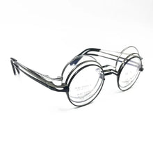 Load image into Gallery viewer, Pure Titanium Vintage 45mm Small Round Eyeglass Frames Full Rim Rx able Glasses