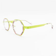 Load image into Gallery viewer, Quality Acetate Vintage Glasses Vintage Men Myopia Optical Prescription Polygon Eyeglasses Frame Women Japanese Style Eyewear