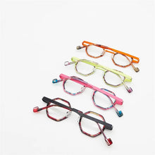 Load image into Gallery viewer, Quality Acetate Vintage Glasses Vintage Men Myopia Optical Prescription Polygon Eyeglasses Frame Women Japanese Style Eyewear