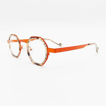 Load image into Gallery viewer, Quality Acetate Vintage Glasses Vintage Men Myopia Optical Prescription Polygon Eyeglasses Frame Women Japanese Style Eyewear