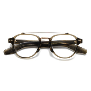 Quality Handmade Double Bridge Design Acetate Optical Glasses Frame Men Vintage Myopia Prescription Eyeglasses Women Eyewear
