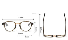 Load image into Gallery viewer, Quality Handmade Double Bridge Design Acetate Optical Glasses Frame Men Vintage Myopia Prescription Eyeglasses Women Eyewear
