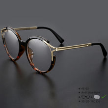 Load image into Gallery viewer, R45103 Vintage Round Trending Reading Glasses +1.00 +2.00 TR90 Brand Eyeglasses Women Leopard Eyewear Prescription Glasses