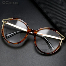 Load image into Gallery viewer, R45103 Vintage Round Trending Reading Glasses +1.00 +2.00 TR90 Brand Eyeglasses Women Leopard Eyewear Prescription Glasses