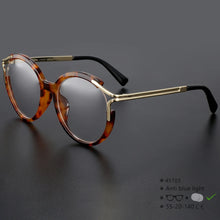 Load image into Gallery viewer, R45103 Vintage Round Trending Reading Glasses +1.00 +2.00 TR90 Brand Eyeglasses Women Leopard Eyewear Prescription Glasses