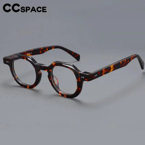 R49875 Vintage Women Reading Eyeglass Acetate Glasses Frames Men Presbyopic Dioptric +50 +100 +300