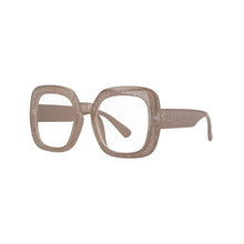 Carica l&#39;immagine nel visualizzatore di Gallery, R53110 Large Frame Cat&#39;s Eye Square Presbyopia Oversized Women Computer Glasses Customized Prescription Glasses.+50~+100