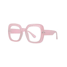 Carica l&#39;immagine nel visualizzatore di Gallery, R53110 Large Frame Cat&#39;s Eye Square Presbyopia Oversized Women Computer Glasses Customized Prescription Glasses.+50~+100