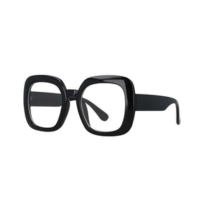 R53110 Large Frame Cat's Eye Square Presbyopia Oversized Women Computer Glasses Customized Prescription Glasses.+50~+100