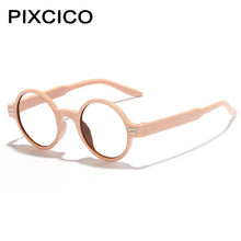 Load image into Gallery viewer, R55677 Round Reading Glasses Retro Presbyopic Eyeglasses Blocking Hyperopia Eyewear +1.0..+4.0 Clear Aspheric Resin Lens