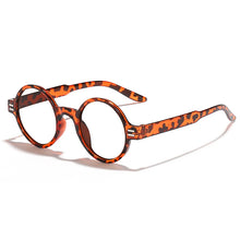 Load image into Gallery viewer, R55677 Round Reading Glasses Retro Presbyopic Eyeglasses Blocking Hyperopia Eyewear +1.0..+4.0 Clear Aspheric Resin Lens