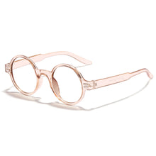 Load image into Gallery viewer, R55677 Round Reading Glasses Retro Presbyopic Eyeglasses Blocking Hyperopia Eyewear +1.0..+4.0 Clear Aspheric Resin Lens