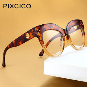 R56429 Brand Design Large Frame Square Reading Eyes +1.00 +2.00 +3.00 Women's Luxury Riveted Presbyopia Glasses