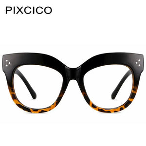 R56429 Brand Design Large Frame Square Reading Eyes +1.00 +2.00 +3.00 Women's Luxury Riveted Presbyopia Glasses