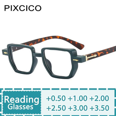 R56573 Brand Design Small Frame Rivet Reading Glasses+100 +200 +300 Men Women Anti-Reflective Presbyopic Glasses