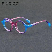 Carica l&#39;immagine nel visualizzatore di Gallery, R56719 High Quality Acetate Reading Glasses +1.00 +2.00 +3.00 Men Women Retro Rivet Spring Hinge Presbyopic Glasses