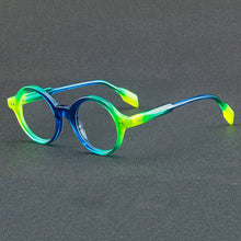 Carica l&#39;immagine nel visualizzatore di Gallery, R56719 High Quality Acetate Reading Glasses +1.00 +2.00 +3.00 Men Women Retro Rivet Spring Hinge Presbyopic Glasses