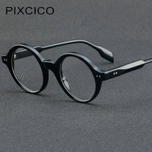 Carica l&#39;immagine nel visualizzatore di Gallery, R56719 High Quality Acetate Reading Glasses +1.00 +2.00 +3.00 Men Women Retro Rivet Spring Hinge Presbyopic Glasses
