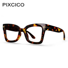 Load image into Gallery viewer, R56785 Brand Designer Rivet Reading Glasses Lady Luxury Cat Eye Clear Eyewear Men Square Presbyopic Eyeglass Dioptric +50~+350