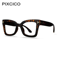 Load image into Gallery viewer, R56785 Brand Designer Rivet Reading Glasses Lady Luxury Cat Eye Clear Eyewear Men Square Presbyopic Eyeglass Dioptric +50~+350
