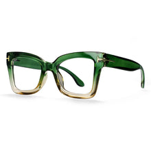 Load image into Gallery viewer, R56785 Brand Designer Rivet Reading Glasses Lady Luxury Cat Eye Clear Eyewear Men Square Presbyopic Eyeglass Dioptric +50~+350