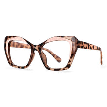 Load image into Gallery viewer, R56881 Women Cat Eye Reading Glasses Popular Tr90 Leopard Clear Eyewear Trend Presbyopic Eyeglass Dioptric +0.50~+3.50