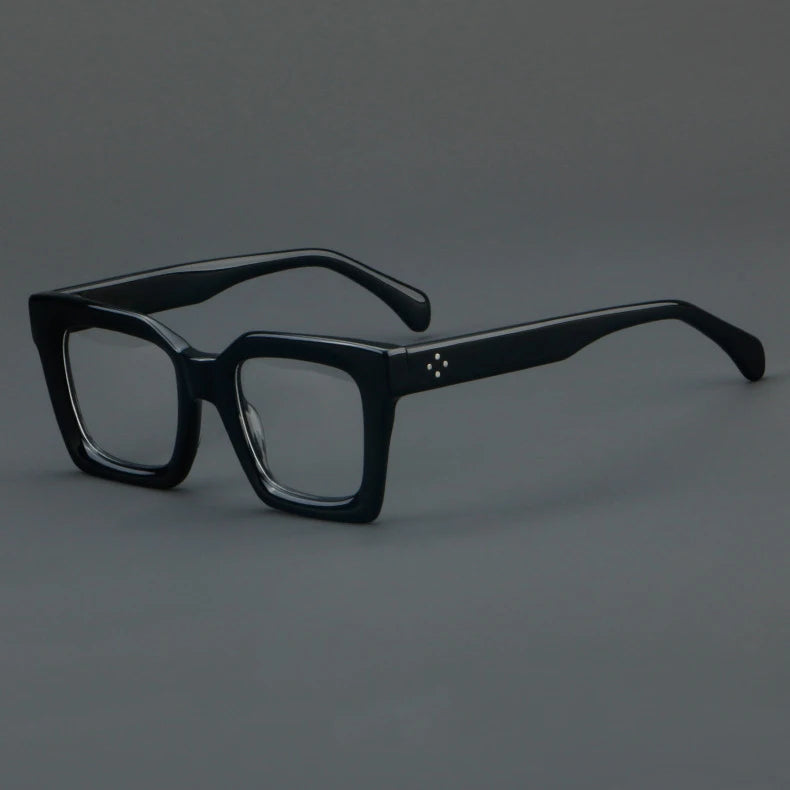 R56909 Acetate Reading Glasses Brandon ZVFP0306 Ladies Retro Square Optical Prescription Presbyopia Eyewear+1.00 +2.00