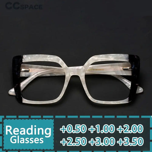 R56956 Reading Glasses for Women Top Quality Acetate Frame Spring Hinge Presbyopia Eyewear +1.0 +2.0 +3.0 Female