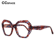 Carica l&#39;immagine nel visualizzatore di Gallery, R56958 Women Top Quality Oversized Reading Glasses Anti-Glare Presbyopic Computer Eyeglasses  Floral Frame Diopter +0 To +4.0