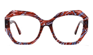 R56958 Women Top Quality Oversized Reading Glasses Anti-Glare Presbyopic Computer Eyeglasses  Floral Frame Diopter +0 To +4.0