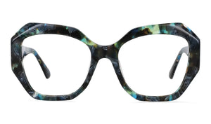 R56958 Women Top Quality Oversized Reading Glasses Anti-Glare Presbyopic Computer Eyeglasses  Floral Frame Diopter +0 To +4.0