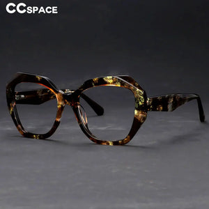 R56958 Women Top Quality Oversized Reading Glasses Anti-Glare Presbyopic Computer Eyeglasses  Floral Frame Diopter +0 To +4.0