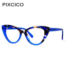 Carica l&#39;immagine nel visualizzatore di Gallery, R56959 High-Grade Reading Glasses +1.0 +1.5 +2.0 +2.5 Optical Spectacle Eyeglasses Frames for Women Cat Eye Ladies Eyewear