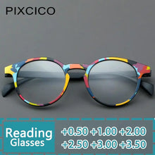 Load image into Gallery viewer, R57059 Rainbow Tr90 Presbyopic Eyewear Lady Trend Cat Eye Reading Glasses Dioptric +100 +200 +300 Optical Clear Eyeglass