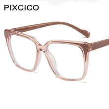 Load image into Gallery viewer, R57121 Retro Splicing Color Reading Glasses Dioptric +50 +100 +300 Lady Large Size Tr90 Optical Presbyopic Eyewear
