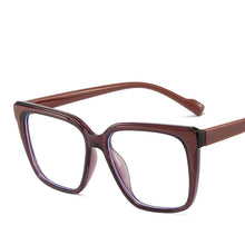 Load image into Gallery viewer, R57121 Retro Splicing Color Reading Glasses Dioptric +50 +100 +300 Lady Large Size Tr90 Optical Presbyopic Eyewear