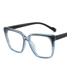 Load image into Gallery viewer, R57121 Retro Splicing Color Reading Glasses Dioptric +50 +100 +300 Lady Large Size Tr90 Optical Presbyopic Eyewear