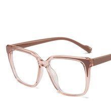 Load image into Gallery viewer, R57121 Retro Splicing Color Reading Glasses Dioptric +50 +100 +300 Lady Large Size Tr90 Optical Presbyopic Eyewear